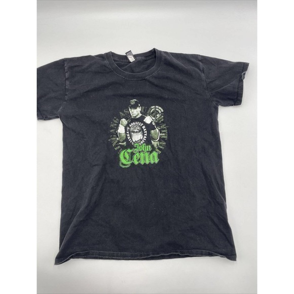 JOHN CENA Shirt Womens Extra Large Black‎ Cena nation Respect - Picture 1 of 5